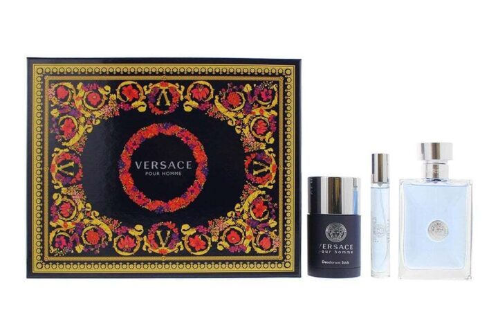 versace homme gift set