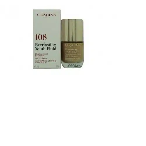 clarins everlasting youth fluid foundation spf15 30ml 108 sand