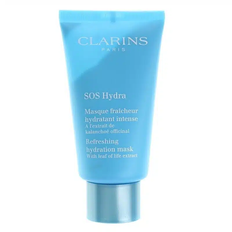 clarins hydration mask 75ml sos hydra refreshing cream gel face mask