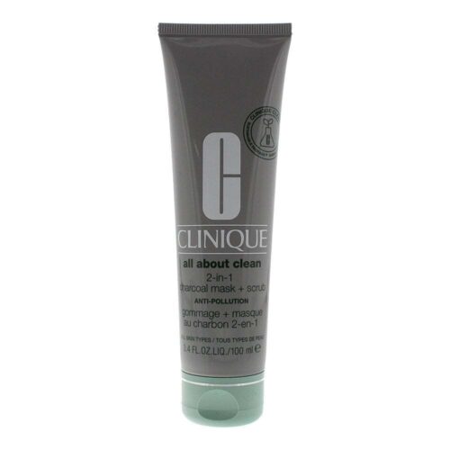 clinique all about clean 2 in 1 charcoal mask scrub 100ml