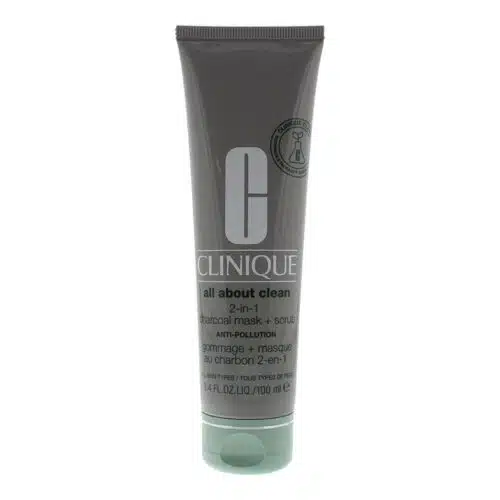 clinique all about clean 2 in 1 charcoal mask scrub 100ml