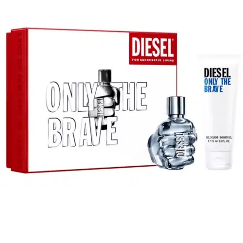 diesel only the brave gift set 50ml edt 75ml shower gel