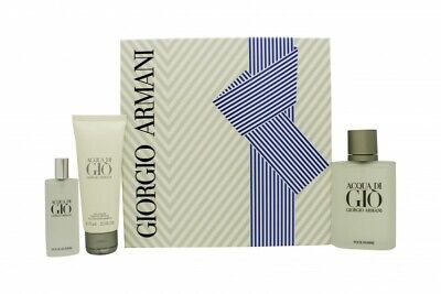 giorgio armani acqua di gio gift set 100ml edt 75ml shower gel 15ml edt
