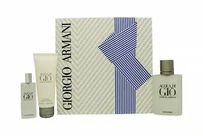 giorgio armani acqua di gio gift set 100ml edt 75ml shower gel 15ml edt