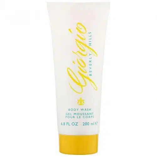 giorgio beverly hills yellow 200ml body wash for her