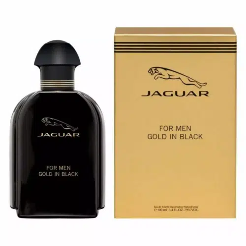 jaguar gold in black for him 100ml edt spray