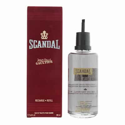 jean paul gaultier scandal pour homme refill eau de toilette 200ml men spray