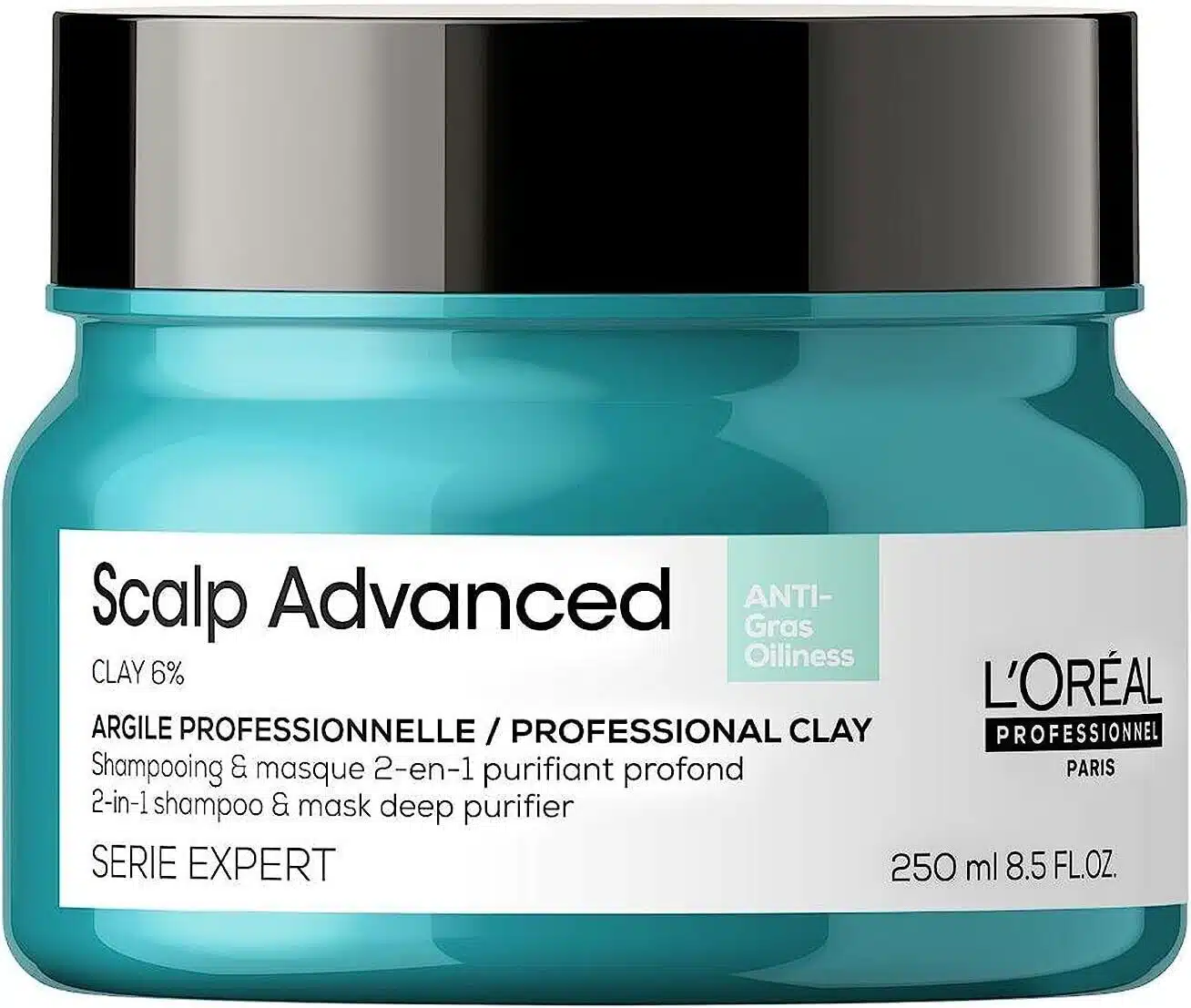 l oreal scalp advanced anti oiliness 2 in 1 deep purifier clay mask 500ml