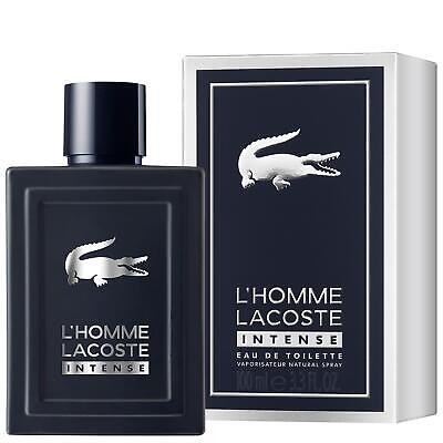 lacoste l homme intense eau de toilette 100ml spray for him