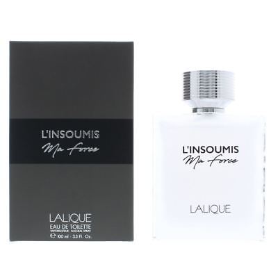 lalique l insoumis ma force eau de toilette 100ml spray men new for him edt