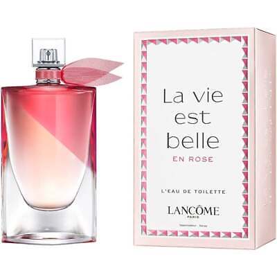 lancome la vie est belle en rose 100ml edt spray