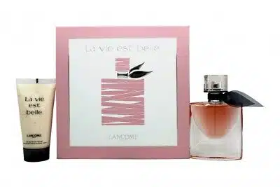 lancome la vie est belle gift set 30ml edp 50ml body lotion women s