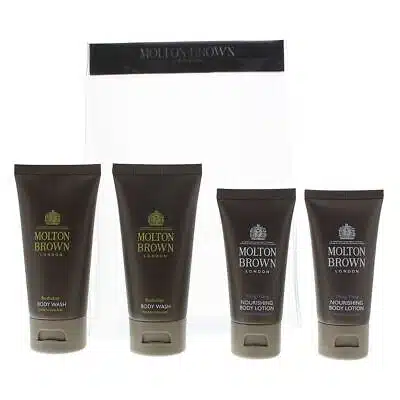 molton brown 2 x body wash 50ml 2 x body lotion 30ml gift set