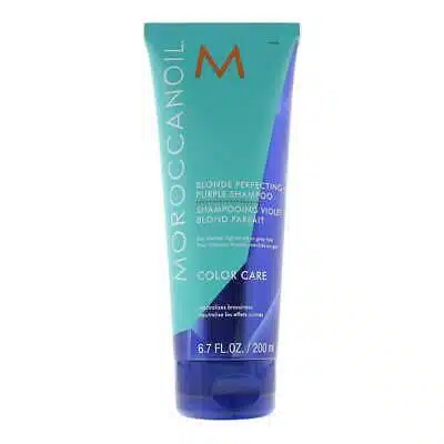 moroccanoil color care blonde perfecting purple shampoo 200ml