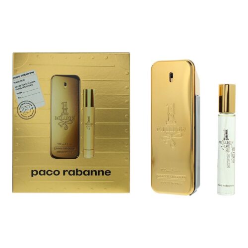 paco rabanne 1 million gift set 100ml edt 20ml edt