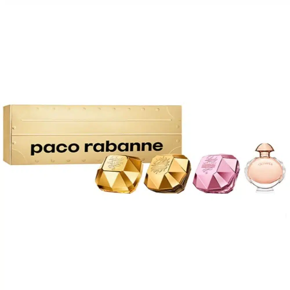 #image_title paco rabanne miniatures gift set 5ml lady million edp 5ml lady million empire edp 5ml lady million fabulous edp 6ml olympea edp