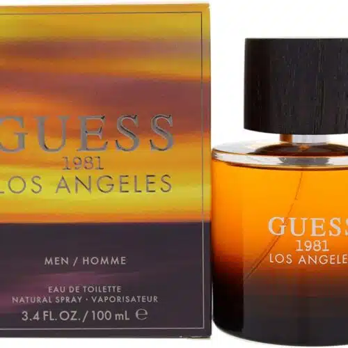 perfume man guess 1981 olos angeles eau de toilette 100ml spray