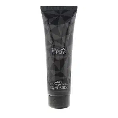 replay stone for him all over body shampoo 100ml