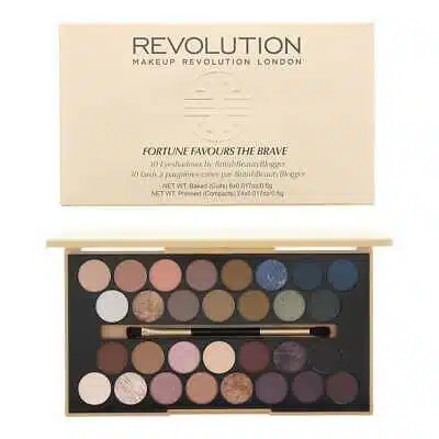 revolution fortune favours the brave eye shadow palette 16g
