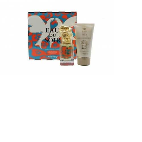 sisley eau du soir gift set 30ml edp spray 50ml body creme women s for her