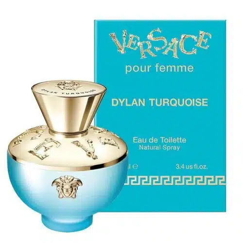 versace pour femme dylan turquoise eau de toilette 100ml spray