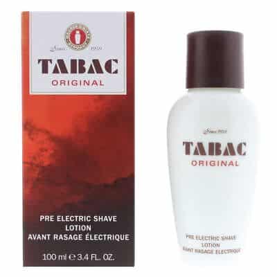 tabac original pre electric shave lotion 100ml men new for him